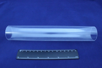 as-grown sapphire tube